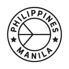 Philippine flag symbol manila philippines circular emblem