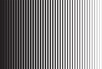 Fototapeta premium line gradation striped grid pattern. abstract halftone black background, vintage retro filter