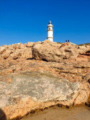 landscape Far del Cap Salines coastline Mallorca Balearic Islands Spain