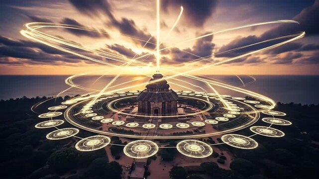 Ancient Alien Conspiracy Theories Inspired Konark Sun Temple with Mystical Magnetic Energy and Sci-Fi Elements