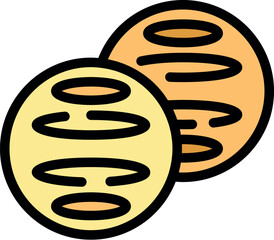 Two freshly baked burger buns ready to be filled with juicy patties, cheese, and fresh vegetables