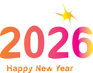 Happy New Year 2026 greeting ...