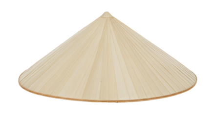 Traditional conical straw hat offering natural sun protection and authentic cultural charm for outdoor adventures and travel