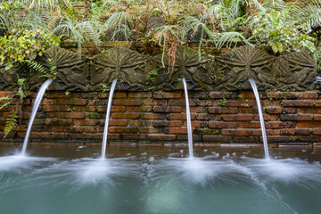 Fototapeta premium Pancur Larangan, or the Forbidden Spring insdie the Fort Canning park., Singapore