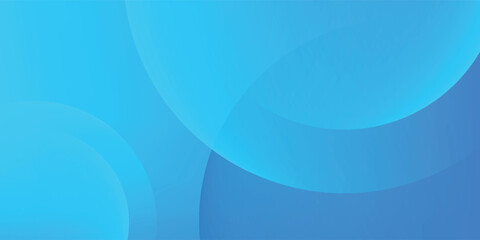 Abstract background blue with dynamic circle shape elements. Trendy and modern geometric gradient background.