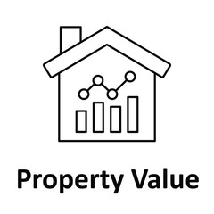 Property Value Vector Icon which can easily modify or edit