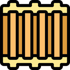 Electric heater warming a cozy room during winter, providing comfort and warmth against the cold weather