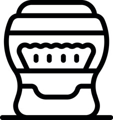 Fototapeta premium Compost bin turning organic kitchen waste into nutrient rich soil amendment, promoting sustainable gardening practices