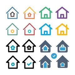 Fototapeta premium Smart Home Icon Pack for Digital Branding