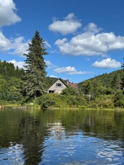 Obraz premium house on the lake