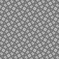 Monochrome Seamless Rhombus and Star Tile Background