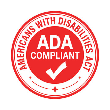 Americans with disabilities act compliant seal