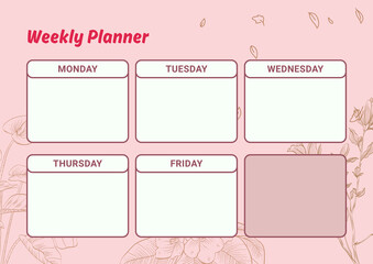 Weekly planner