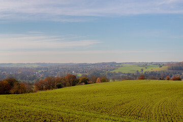Autumn Landscape Terrain Hilly Countryside