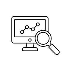 Business Analysis Vector Icon which can easily modify or edit