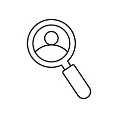 User Search Vector Icon which can easily modify or edit