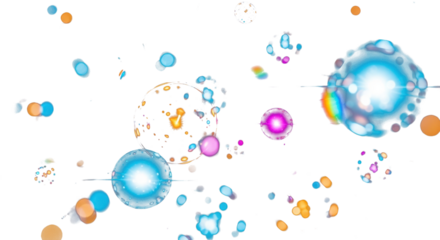 rainbow light effect flare 