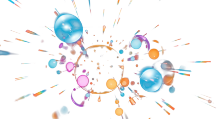 rainbow light effect flare 