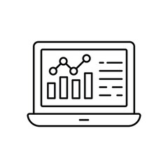 Data Presentation Vector Icon which can easily modify or edit