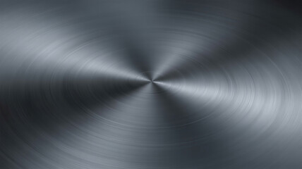 Brushed metal texture with radial pattern and dark grey tones
