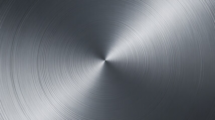 Metallic silver background with radial gradient and brushed texture