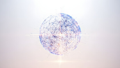 Artificial Intelligence Network Concept