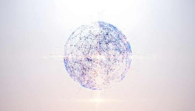 Artificial Intelligence Network Concept - Powered by Adobe