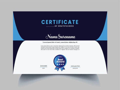 certificate design template