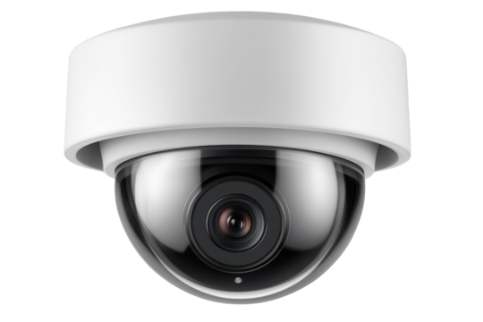 Ceiling mounted security camera for surveillance in residential or commercial spaces enhancing safety and monitoring activities