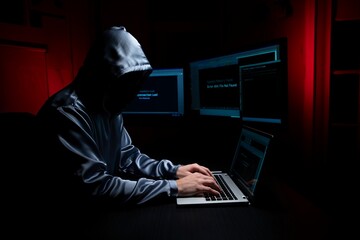 hacker stealing data ( Computer  )