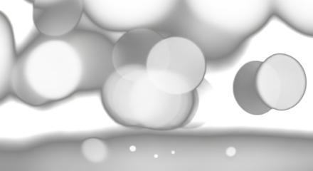 Defocused transparent and white bokeh lights, dreamy cinematic blur effect, artistic photography, film grain texture. clean PNG