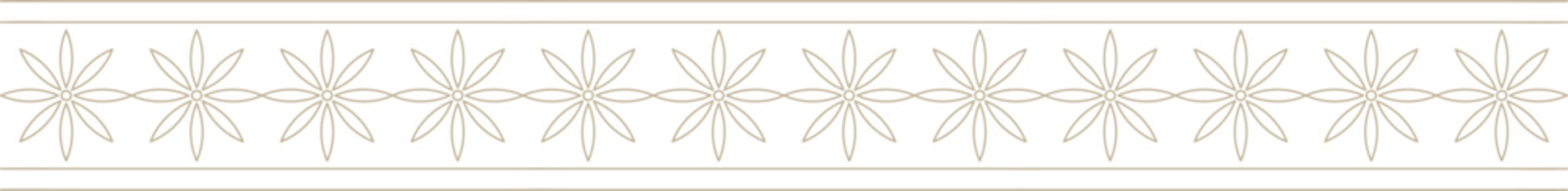 Indian Traditional Motif Border Design Element