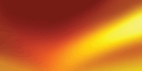 Abstract warm vector background with a bright yellow light flare