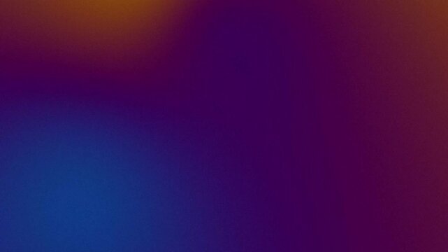 Blue orange contrasting heat map smooth grainy noise background animation