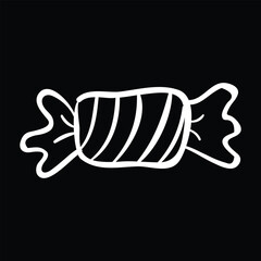 Halloween candy vector illustration