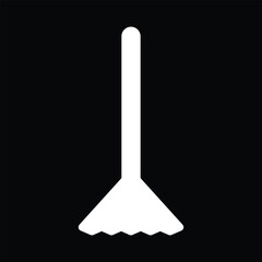 Witch broomstick Halloween vector illustration