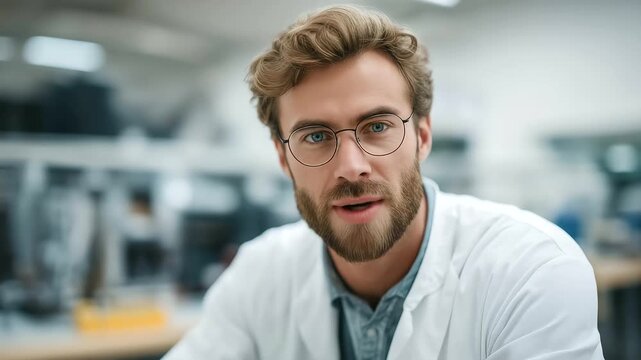 male professor developing prototype in university makerspace 3D printer humming collaborative research innovation cinematic color correction, gentle backlight, clean negative space, high quality