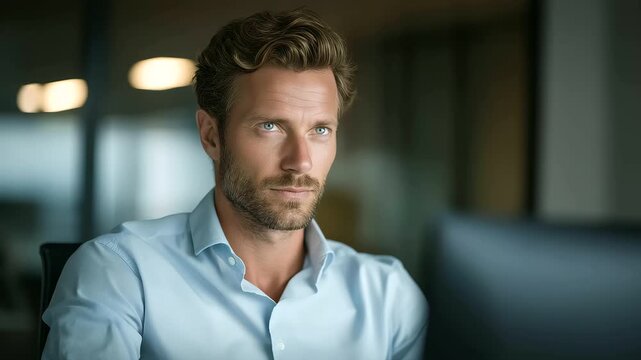 male project coordinator documenting renewable workforce efficiency data soft clicks professional energy management sustainability cinematic color correction, gentle backlight, clean negative