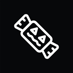 Halloween candy icon vector illustration