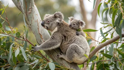 Fotobehang Koala koala in tree  © Naimuddin ID: #66679