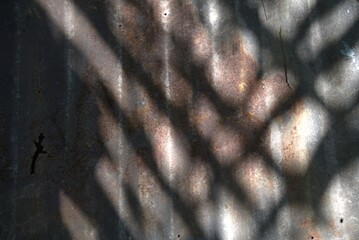 Abstract Pattern of Light and Shadow on Textured Surface.