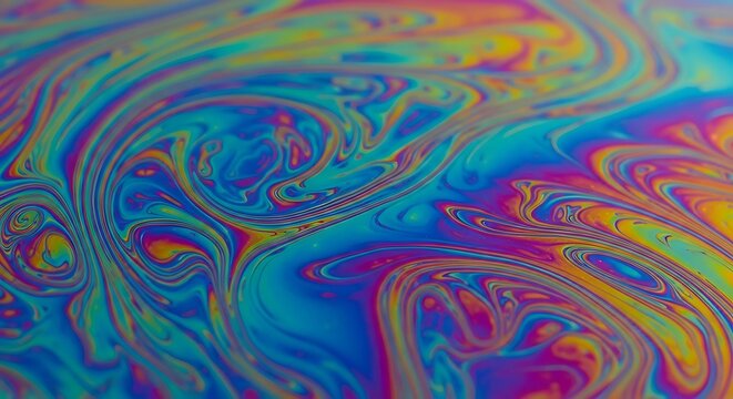 Colorful abstract background texture soap bubble iridescent pattern design for wallpaper art print