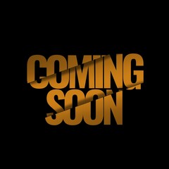 Modern 4K Coming Soon Poster Design with Futuristic Typography, Abstract Lines, and Digital Background