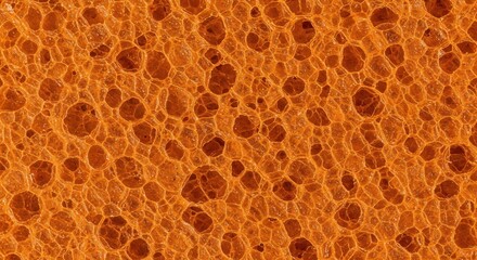 Obraz premium Sponge Texture: Macro shot of a detailed sponge with its intricate network of pores and textures, offers a look at the essential tools