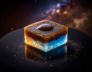 宇宙をイメージした羊羹