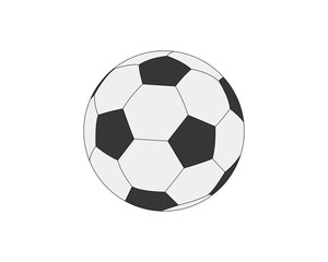 Fototapeta premium football icon vector design with white background