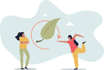 Ecology as saving sustainable green forest environment.Clean and nature friendly resources cycle.life and employment of people.