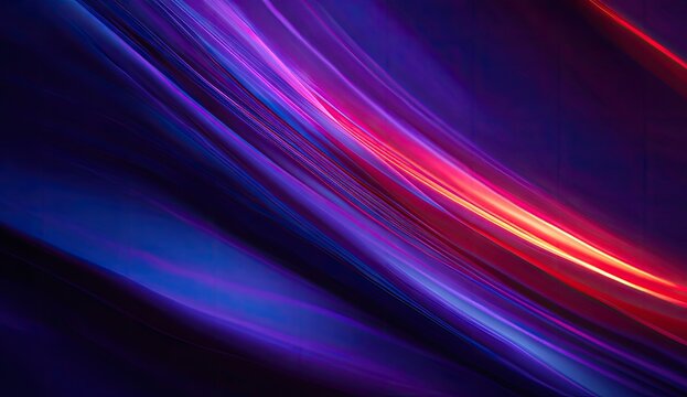 Abstract vibrant streaks of light