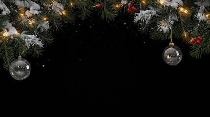 聖なる星空に輝くツリー