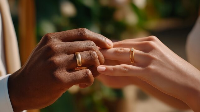 2 mature women couple exchanging rings and signing legal documents for marriage registration, emotion of love and confidence visible, representing modern family recognition, diversity inclusion,